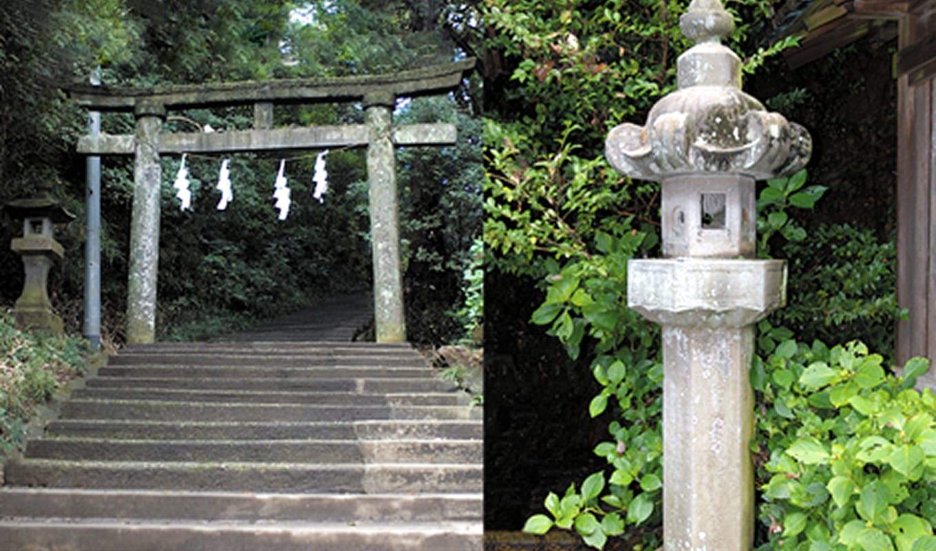 眉嶮坂(縁結びの鳥居)の写真