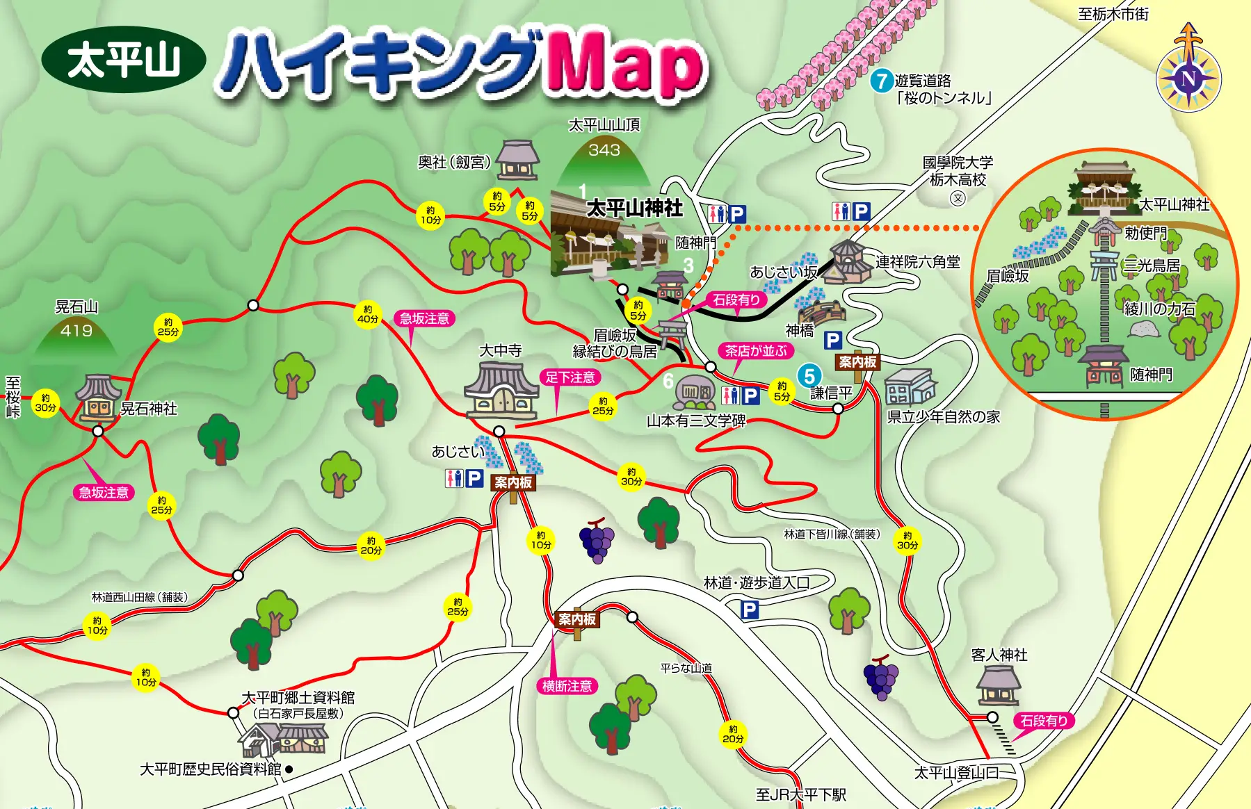 ハイキングマップ